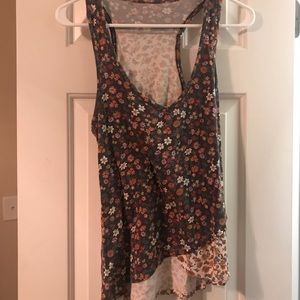 Floral tank top